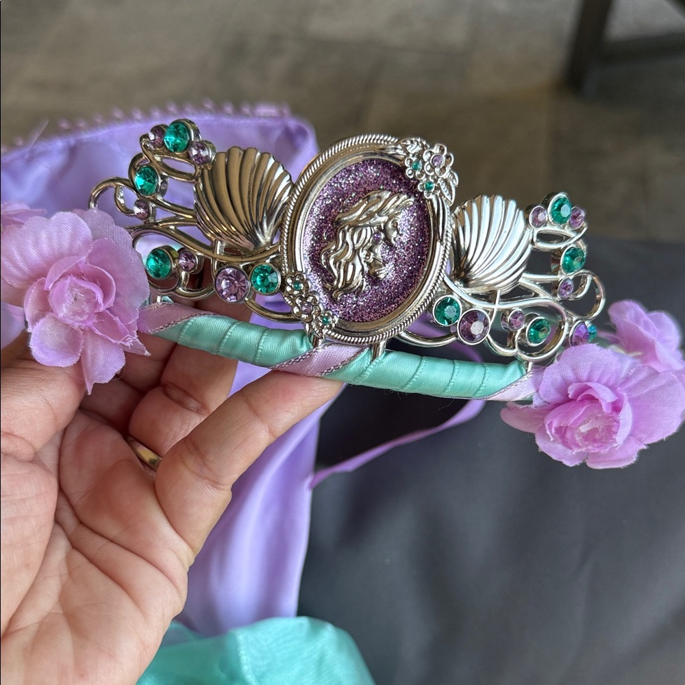 Disney’s Ariel Mermaid Princess Kids Costume - Size 5/6 - Picture 9 of 11